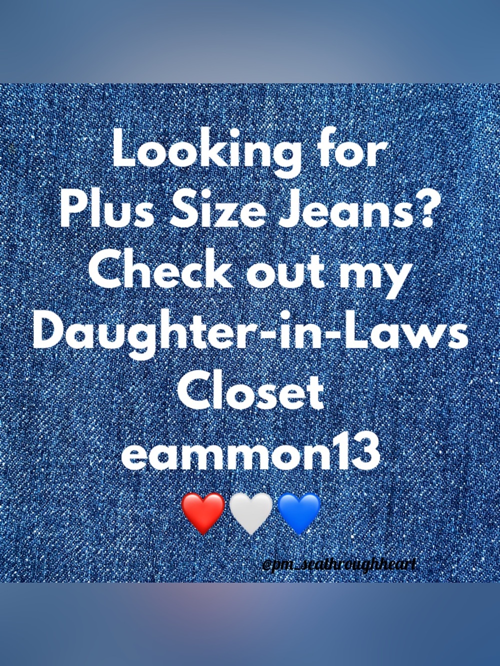Plus Size Women Jeans - Blue
